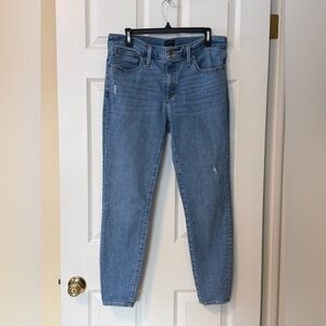 Womens J. Crew 8” Mid-Rise Skinny Jeans sz 31